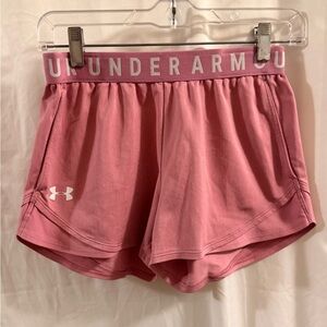 Under Armour Women's Athletic Shorts in Pink